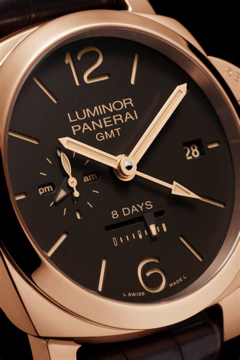 Panerai Luminor 1950 8 Days GMT Oro Rosso PAM 576 .